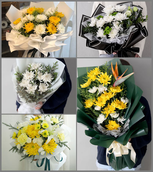浙江省丽水缙云县方溪乡白事花束代送